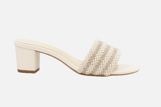 Bridal & Party Wear Embellished Block Heel