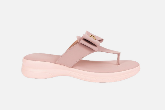 Women's Comfortable Bow Wedge Slippers